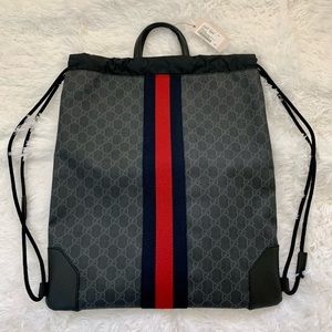 BRAND NEW Gucci Drawstring Backpack